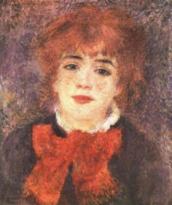 Огюст Ренуар. Портрет Жанны Самари, 1877