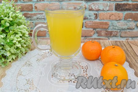 Кисель из мандаринов